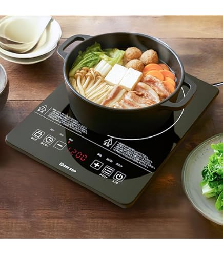 Amazon | ポータブル 誘導コンロプロ 2100W 電気コンロ